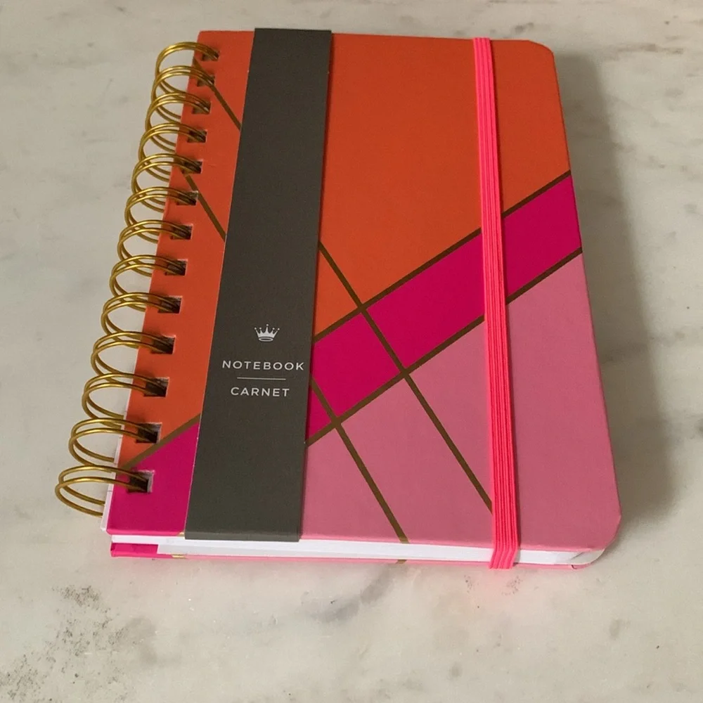 Hallmark Pink and Coral Spiral Notebook